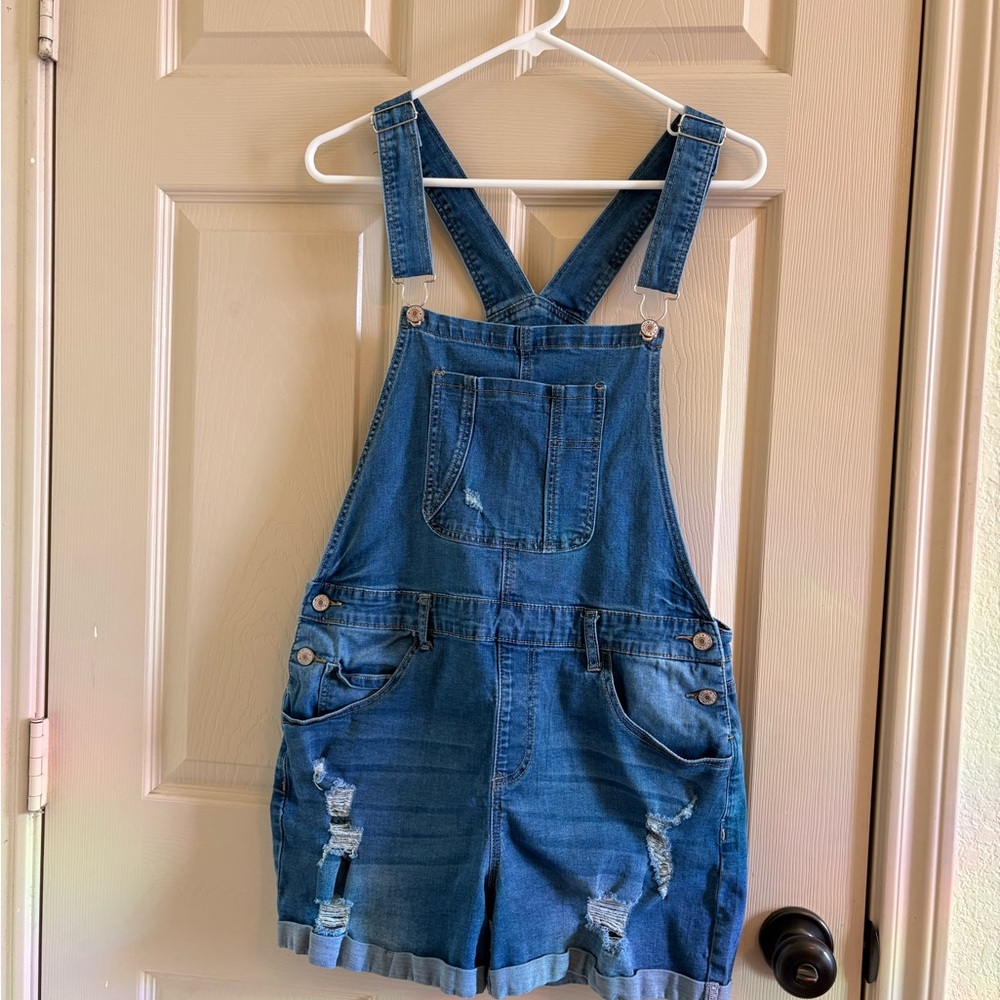 Old Navy Blue Denim Overalls